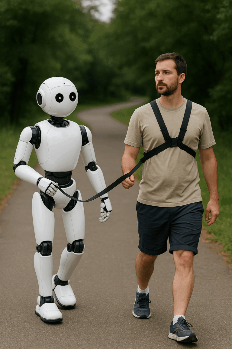 Tässä kuvassa isänntänä on agentti, jolla on kontrolli ihmiseen