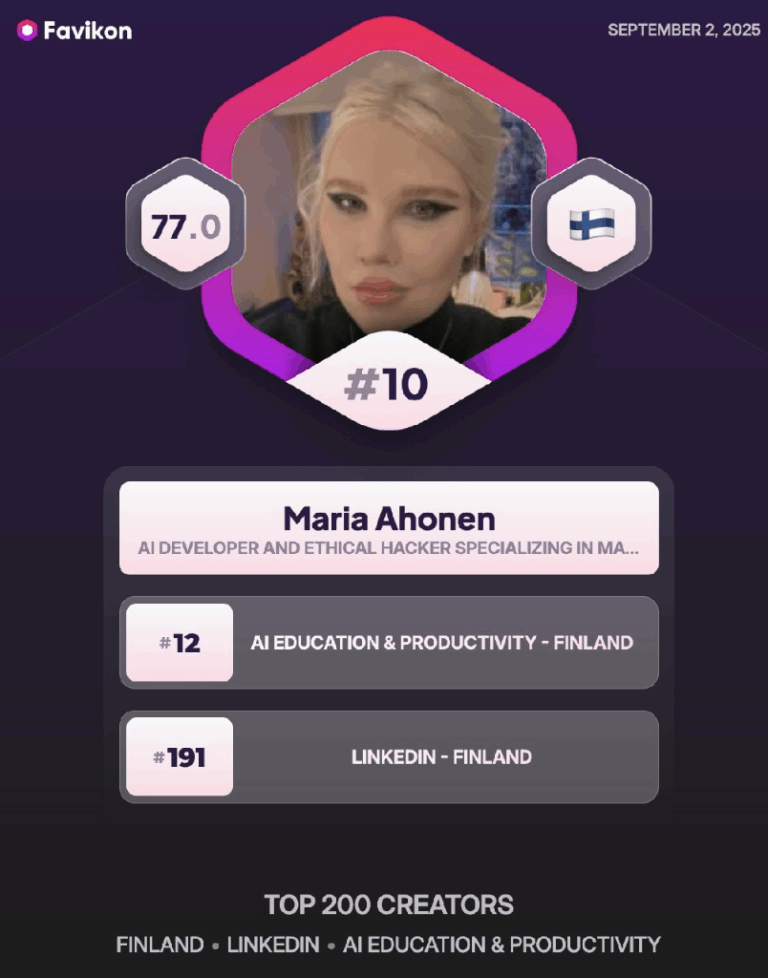 Favikon-listaus, syksy 2025